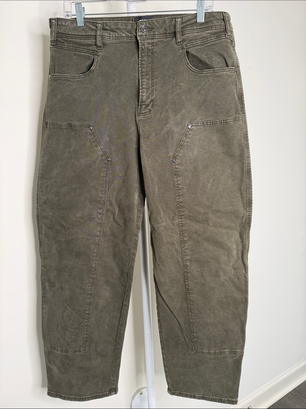 PAIGE Women’s Cargo-Style Pants - Vintage Bayou Green